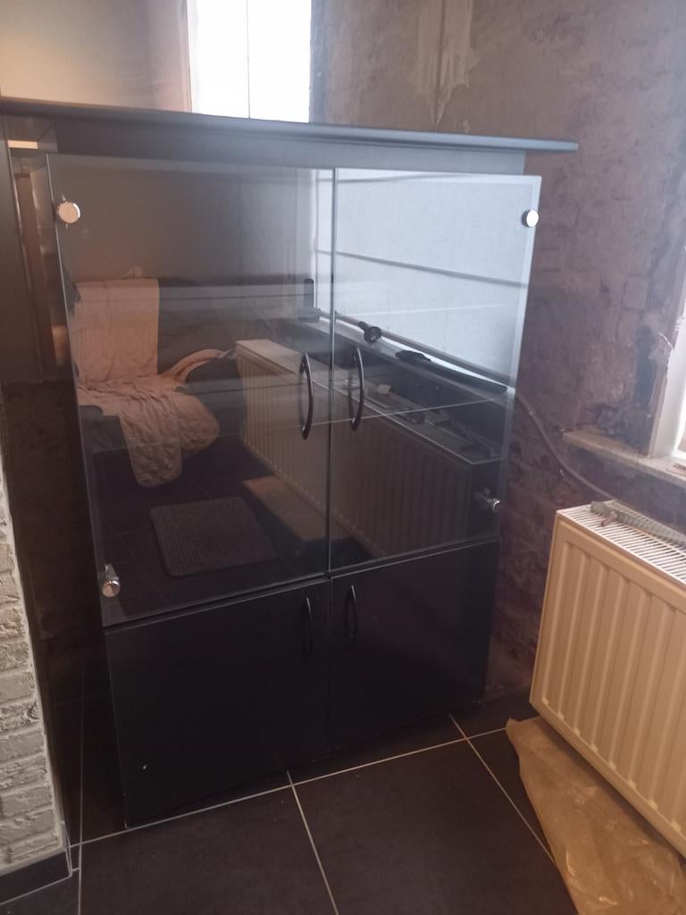 vitrinekast, Ophalen, Gebruikt, Met deur(en)