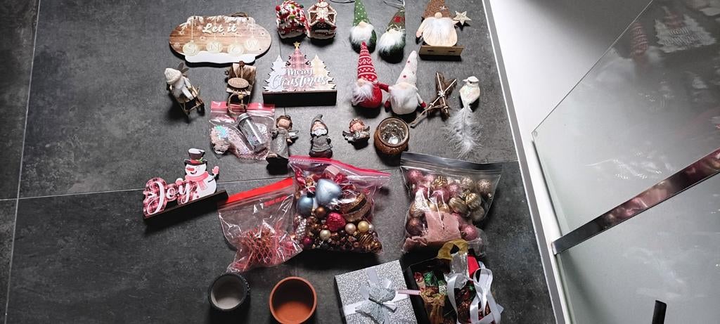 Kerstversiering voor alles samen 10euro, Diversen, Kerst, Ophalen of Verzenden
