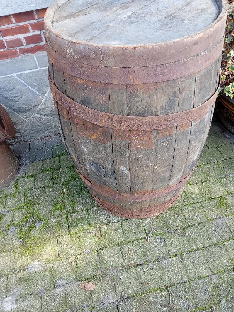 Wijnton, Tuin en Terras, 75 tot 150 liter, Ophalen, Gebruikt, Hout