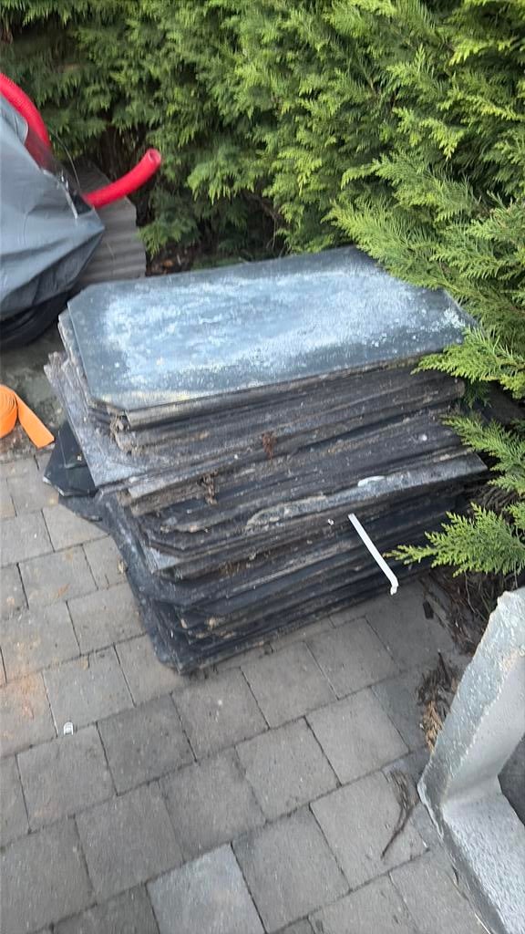 Ardoises artificiel 140pc de 60/32, Bricolage & Construction, Enlèvement, Comme neuf