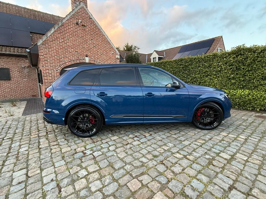 Audi Q7 2024 - 60 TFSIe - Full option - Carbon, Automaat, 2460 kg, 2995 cc, Blauw