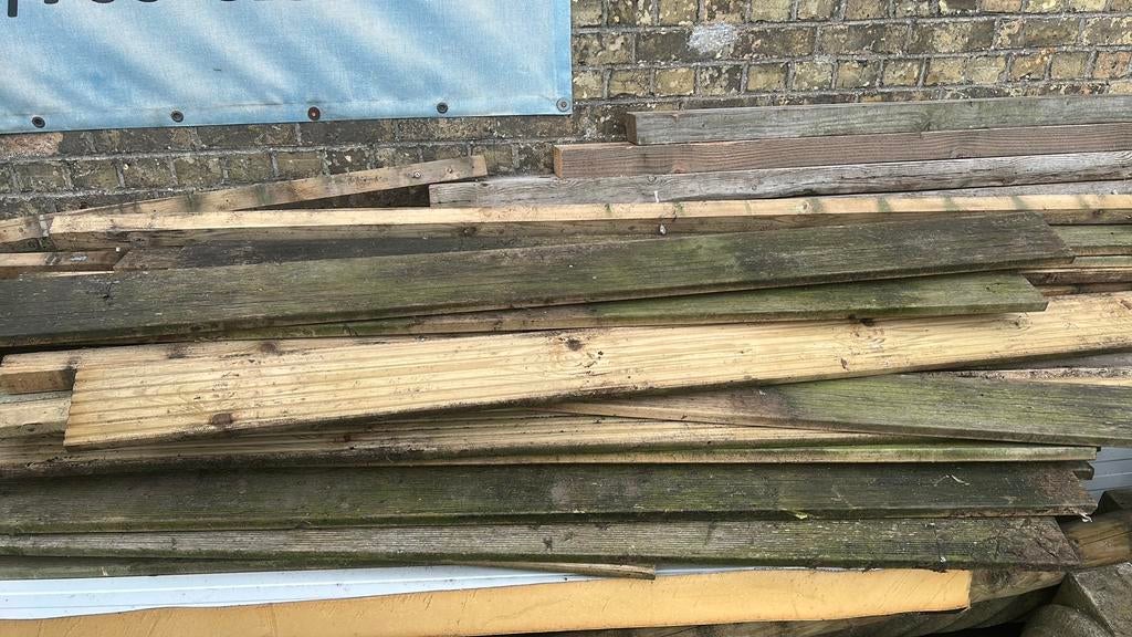 Terras planken, Tuin en Terras, Ophalen, Gebruikt, Planken