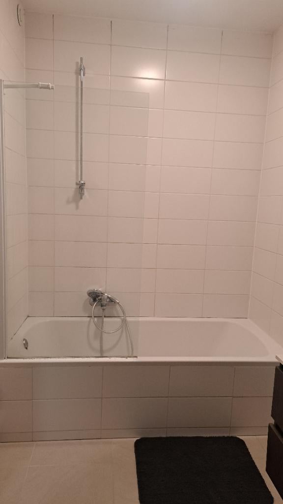 Bad met glazen douche scherm, Doe-het-zelf en Bouw, Sanitair, Ophalen, Gebruikt, Bad
