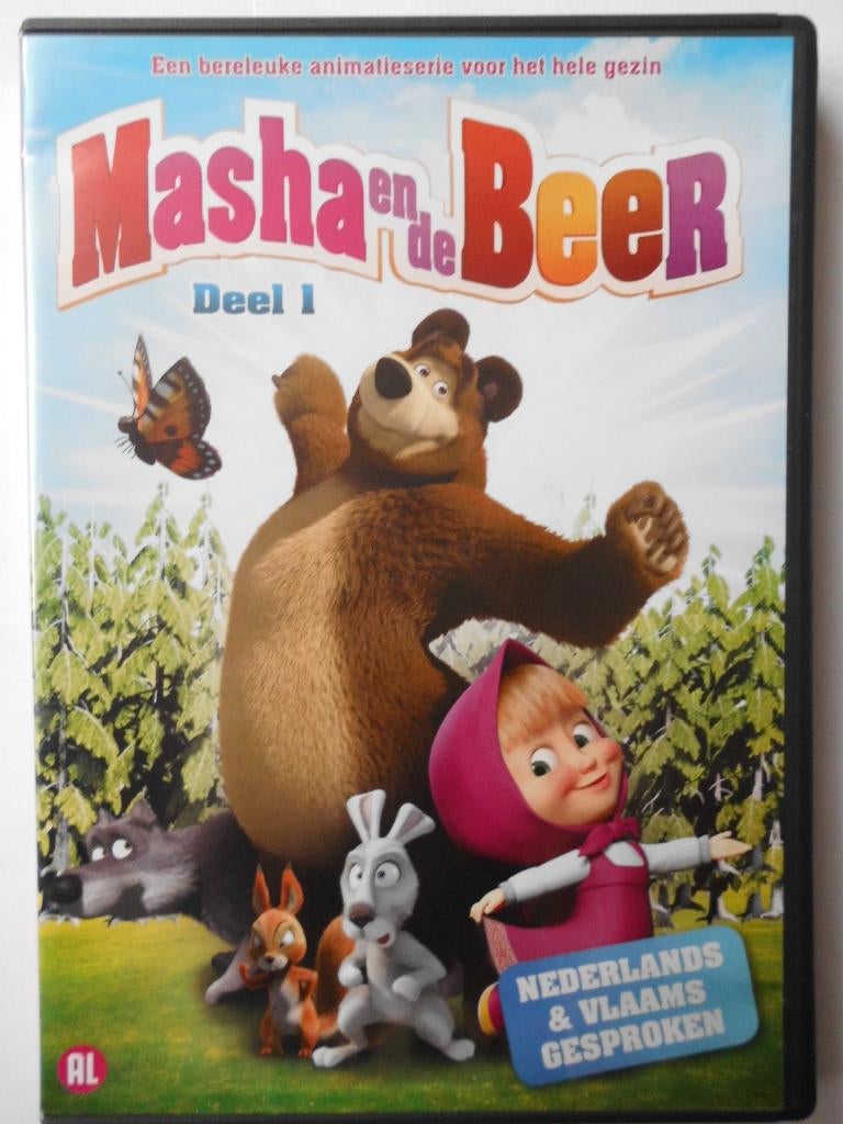 Masha en de Beer (Deel 1 en 2), Alle leeftijden, Overige typen, Overige soorten, Ophalen of Verzenden