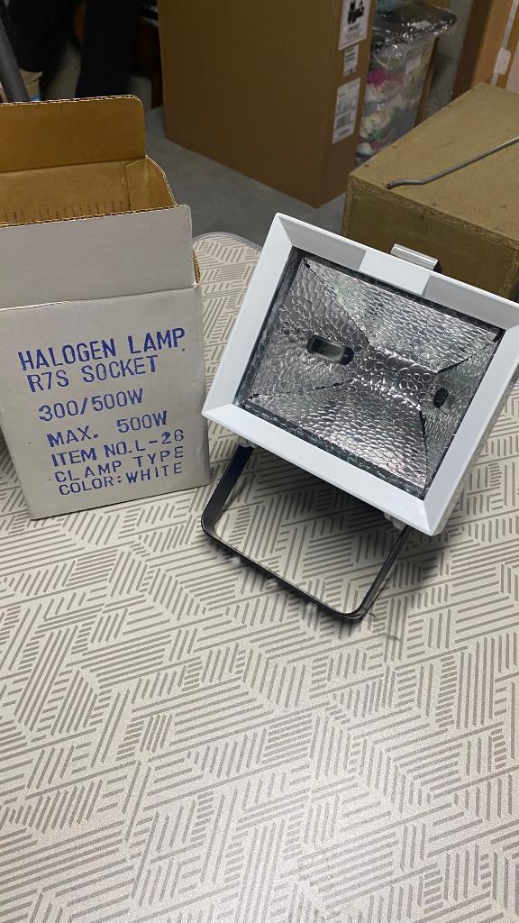 Halogeen lamp buitenlamp socket nieuw, Ophalen, Nieuw, 250 watt of meer, Hanglamp