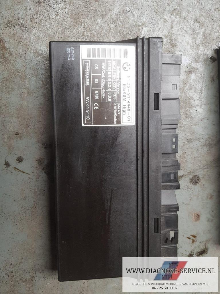 BMW E61 E61 LCI 5er BODY CONTROL KBM MODULE High 9114448, Gebruikt, -, -, Ophalen of Verzenden