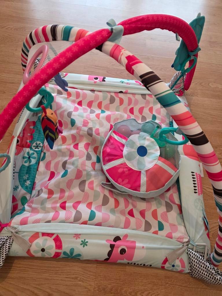 Speeltapijt met speelboog en balletjes, Ophalen, Zo goed als nieuw