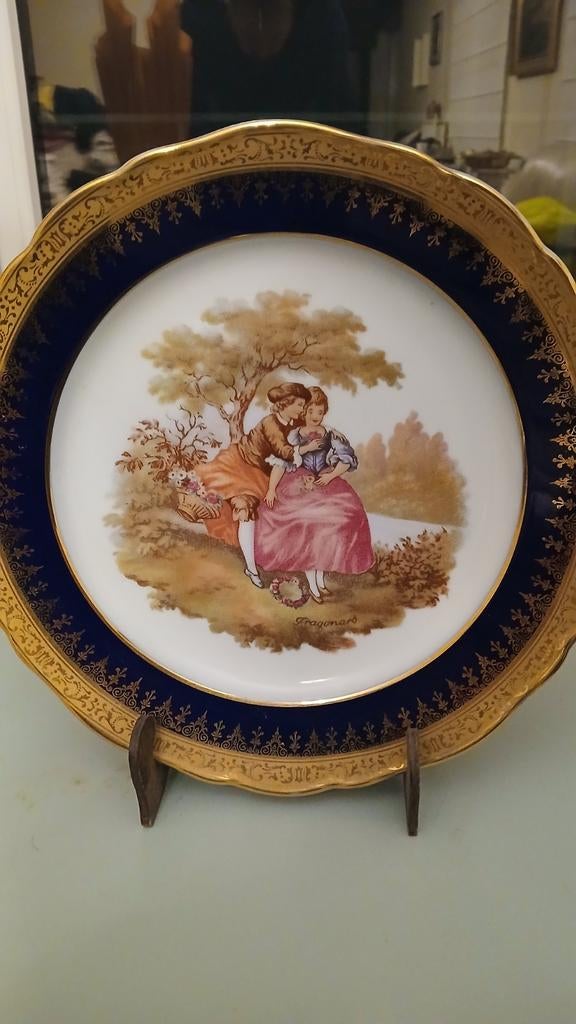 Sier bord porselein, Ophalen