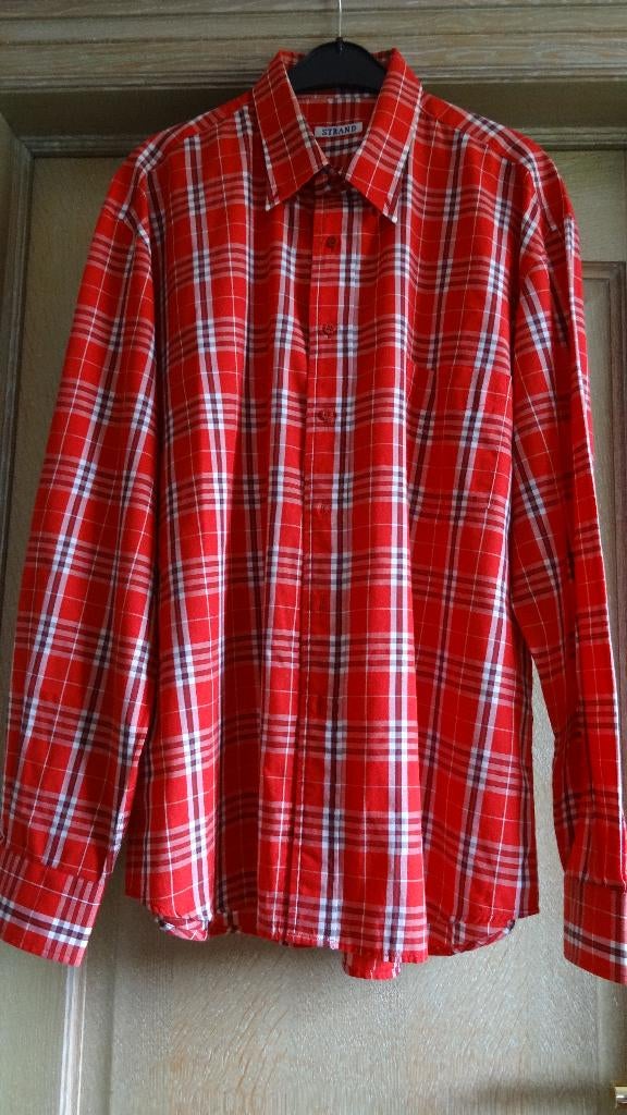 CHEMISE "STRAND" TAILLE 46, Rouge, Tour de cou 43/44 (XL), Enlèvement ou Envoi, Comme neuf