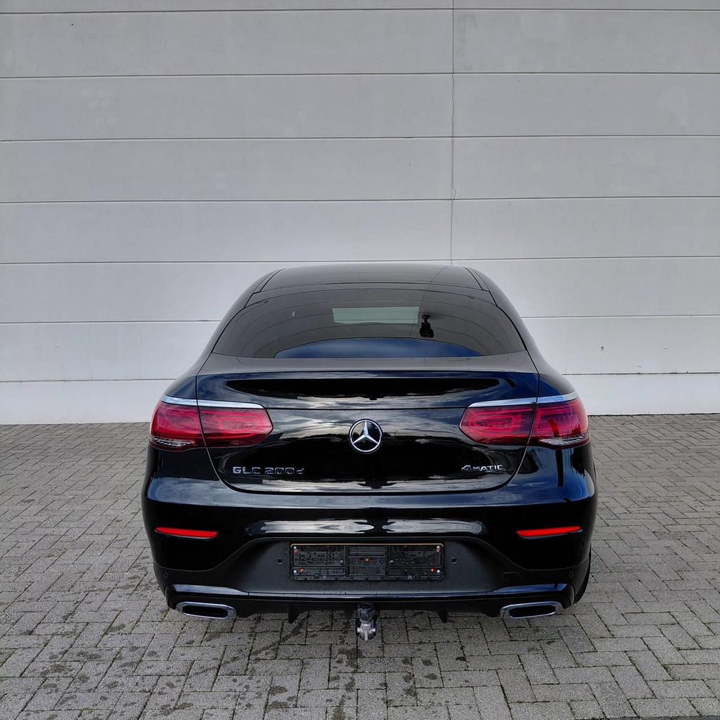 Mercedes-Benz GLC-Klasse 200 D 4MATIC Coupé AMG Line | Pano, Auto's, Mercedes-Benz, Automaat, Stof, Zwart, 120 kW