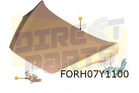 Ford Fiesta VII motorkap (te spuiten) Origineel! 2508883, -, -, Nieuw, Ford