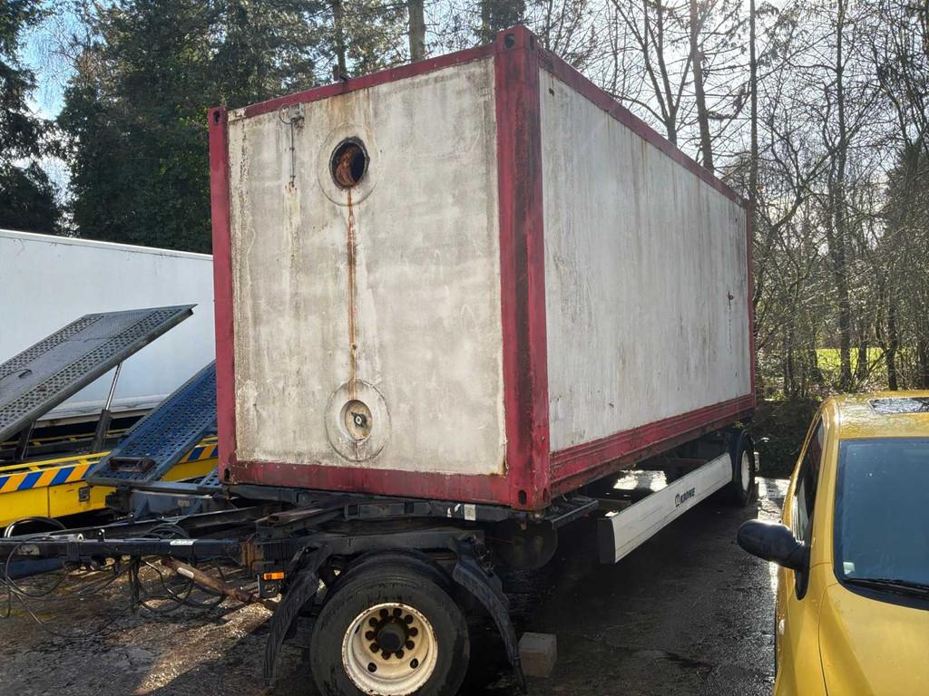 2019 Krone AZ Oplegger met container, Auto's, Overige brandstoffen, Bedrijf, Aanhangers en Opleggers, Te koop