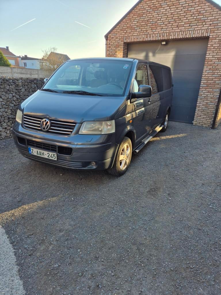 Vw transporter t5 dubbele cabine, Autos, Achat, 2500 cm³, 2500 kg, 5 cylindres