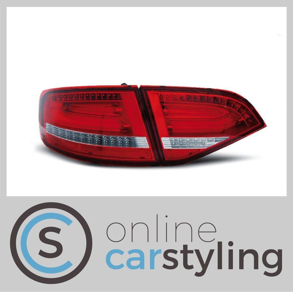LED Achterlichten Audi A4 B8 Avant Rood Wit Lightbar Design, -, -, Nieuw, -