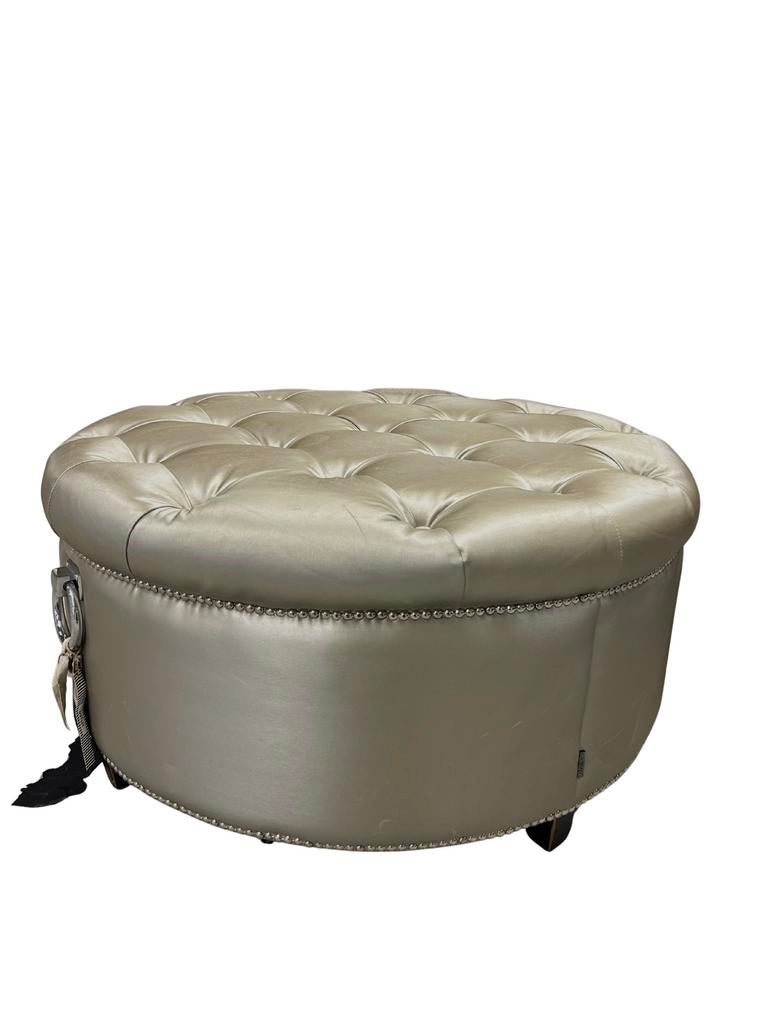 Pouf rond, Maison & Meubles, Canapés | Repose-pieds & Poufs, Enlèvement