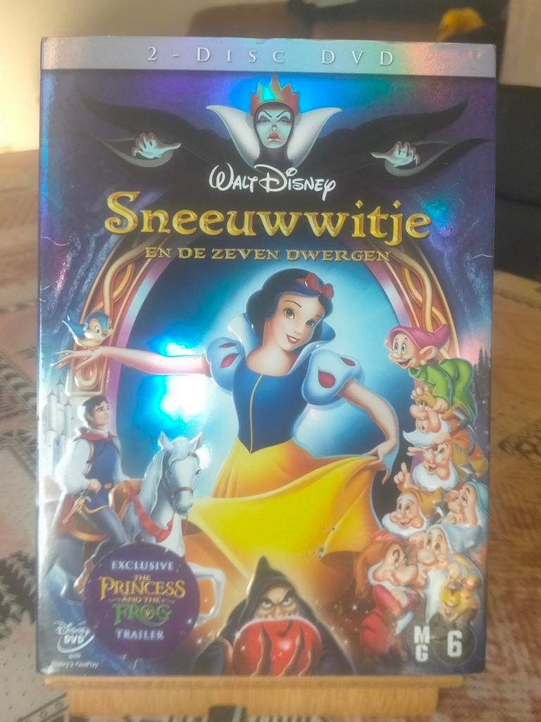 DVD van Sneeuwwitje en de zeven dwergen, Verzamelen, Disney, Ophalen of Verzenden, Zo goed als nieuw