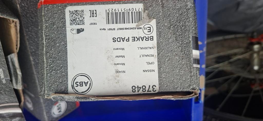 Plaquettes de frein Movano Master Nv400 2011-->, Autos : Pièces & Accessoires, Enlèvement ou Envoi