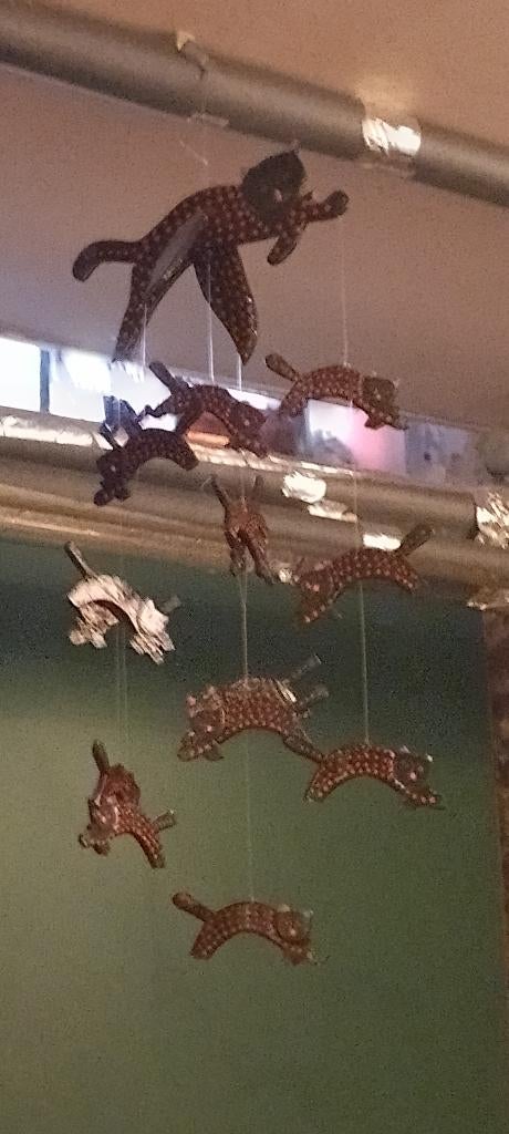 MOBILE EN BOIS _ CHATS, Ophalen, Gebruikt