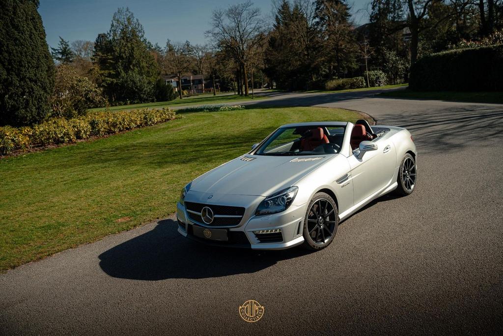 Mercedes-Benz SLK 55 AMG, Auto's, Mercedes-Benz, Automaat, Cabriolet, Elektrische ramen, SLK