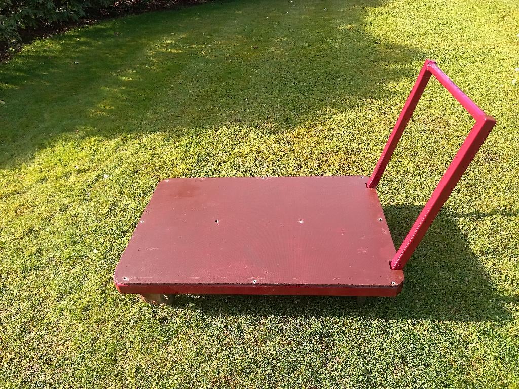 transportwagen,platformwagen,duwkar,transportkar, Ophalen, Gebruikt