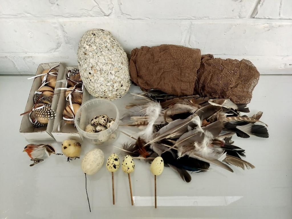 Knutsel - Bloemschikken - Paasdecoratie, Diversen, Pasen, Ophalen, Gebruikt