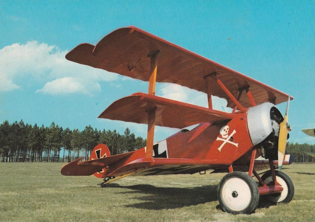 VLIEGTUIG  FOKKER  DRIEDEKKER  1917  ( Duitsland ), Verzamelen, Verzenden, Ongelopen, Overige thema's