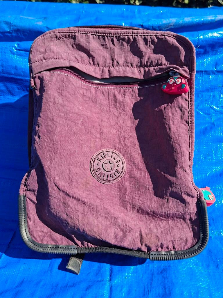 Rugzak boekentas kipling meisje nieuwstaat, Ophalen, Zo goed als nieuw, Paars, Rugtas