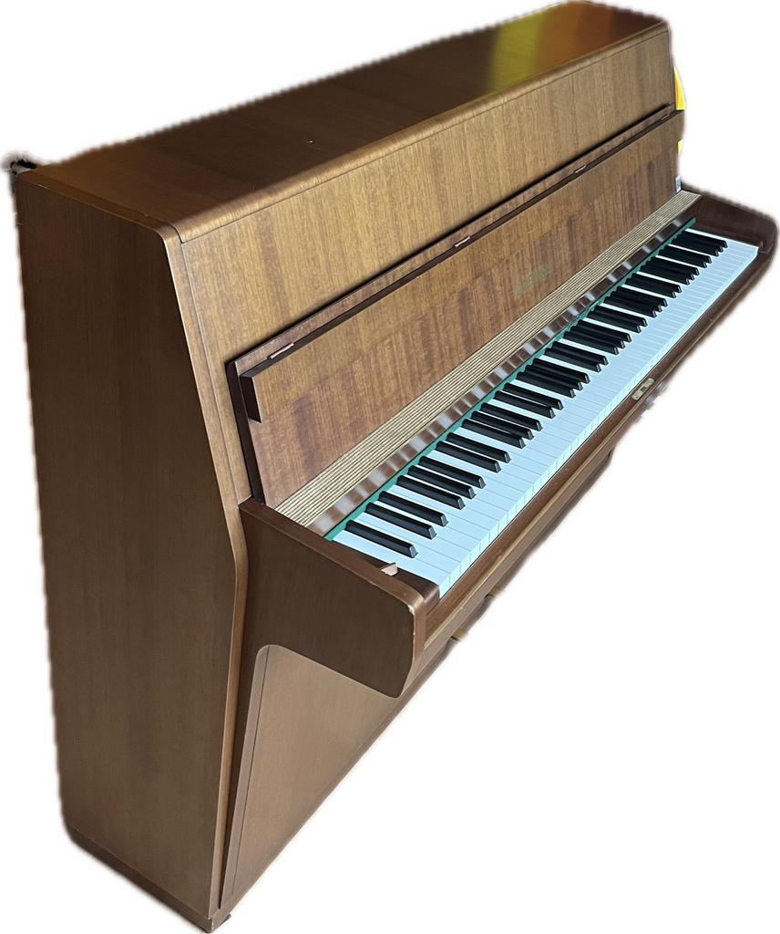 W. Hoffmann piano, eind ‘60/begin ‘70, Muziek en Instrumenten, Ophalen, Gebruikt, Bruin, Piano