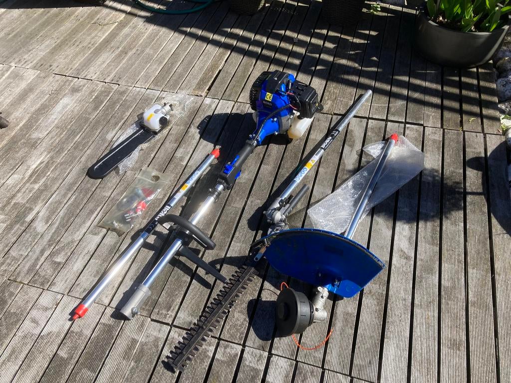 Tuinmachine 3-1, Tuin en Terras, Heggenscharen, Ophalen, Benzine