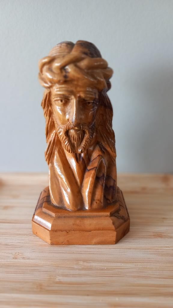 Houten beeld Jezus, Antiek en Kunst, Ophalen, Beeld