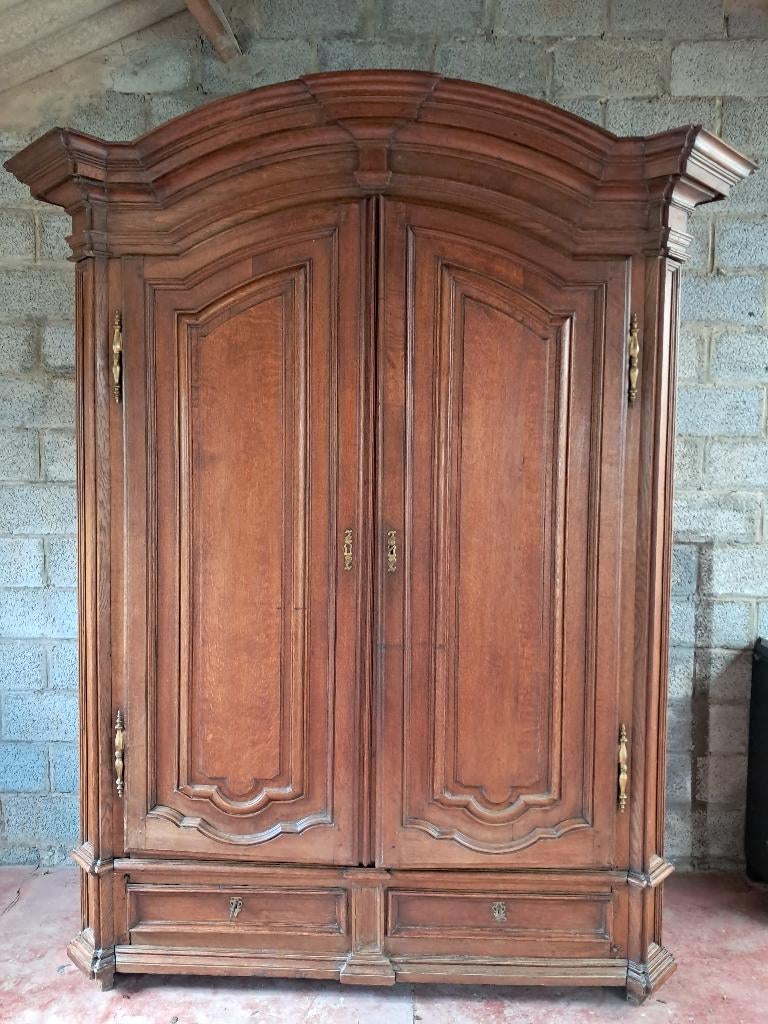 Antieke eiken halkast, Ophalen