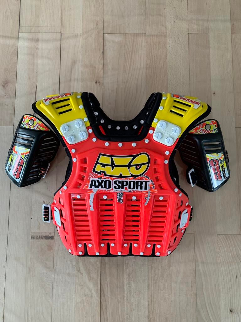 Pare-Pierre AXO Pentagon NEUF Vintage Chest Protector, Motos, Envoi