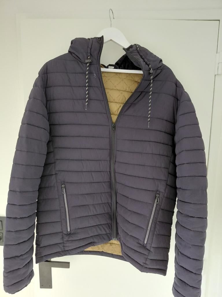 Regenjas tussendoor, Kleding | Heren, Blauw, Maat 56/58 (XL), Ophalen of Verzenden, Gedragen