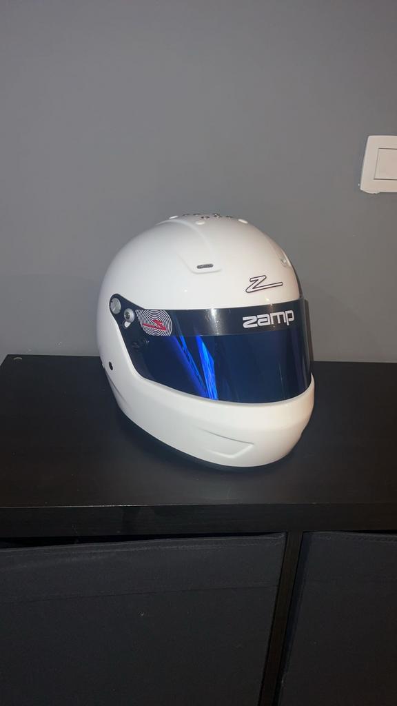 Te koop Zamp helm, Sport en Fitness, Karting, Ophalen, Zo goed als nieuw, Helm of Handschoenen