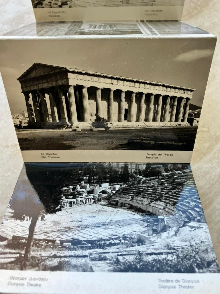 12 Oude Fotokaarten ATHENE., Verzamelen, Foto's en Prenten, Ophalen of Verzenden, Zo goed als nieuw, Foto