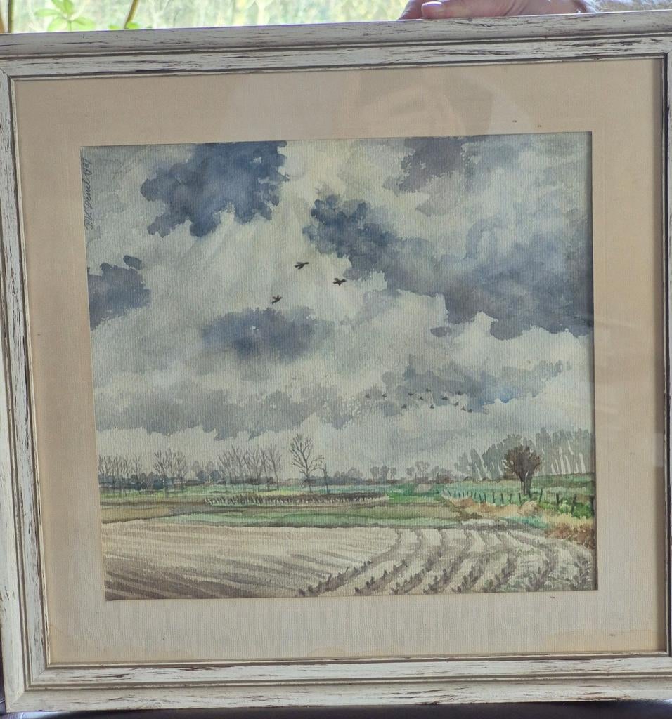Aquarel Paul van Dessel, Ophalen