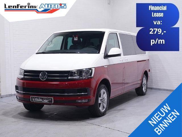 Volkswagen Transporter 2.0 TDI L2H1 Dubbel Cabine 5-Zits, Tw, Auto's, Automaat, 161 g/km, Parkeersensor, Bedrijf