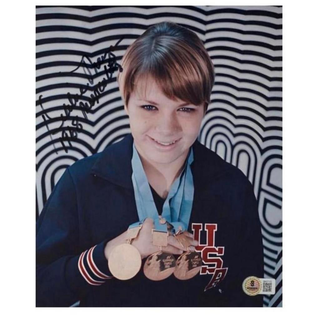 Debbie Meyer nageuse des Jeux olympiques et signature du COA, Enlèvement ou Envoi, Neuf, Photo ou Carte, Signé