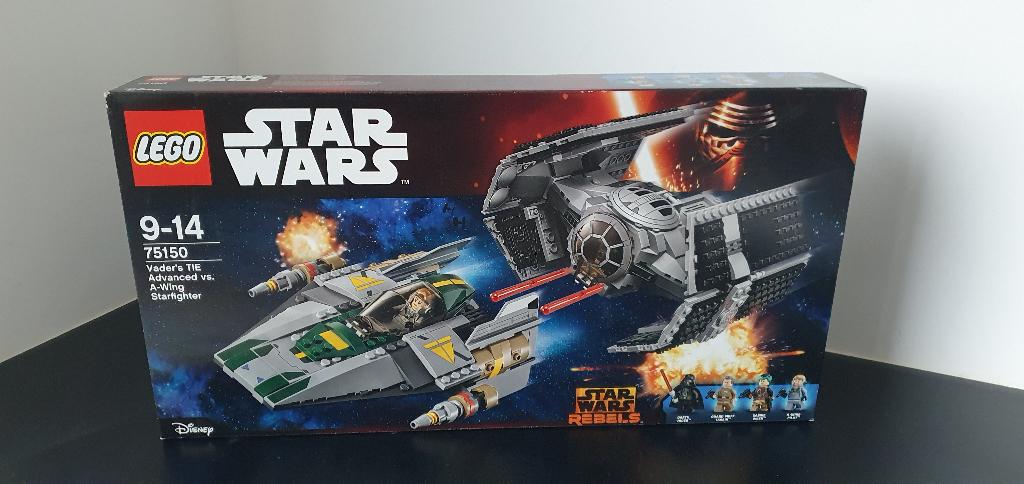 Lego 75150 Darth Vaders TIE Advanced vs A-Wing Starfighter, Kinderen en Baby's, Speelgoed | Duplo en Lego, Nieuw, Lego, Complete set