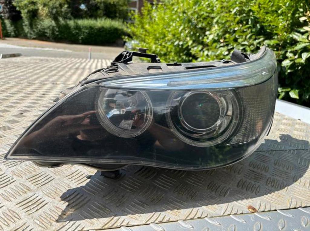 Phare gauche Bi Xénon Directionnel BMW série 5 chassis E60, Enlèvement ou Envoi, Utilisé, BMW