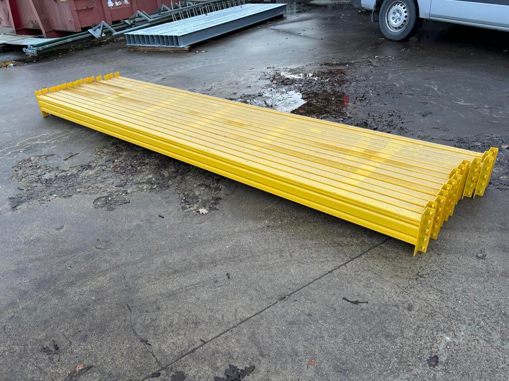 Zware esmena palletstelling liggers 360cm jungheinrich, Ophalen