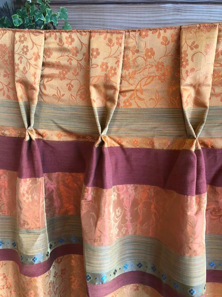 Tentures doublées prêtes à être posées tres bon état, Maison & Meubles, Enlèvement ou Envoi, Autres couleurs, Normal, Comme neuf