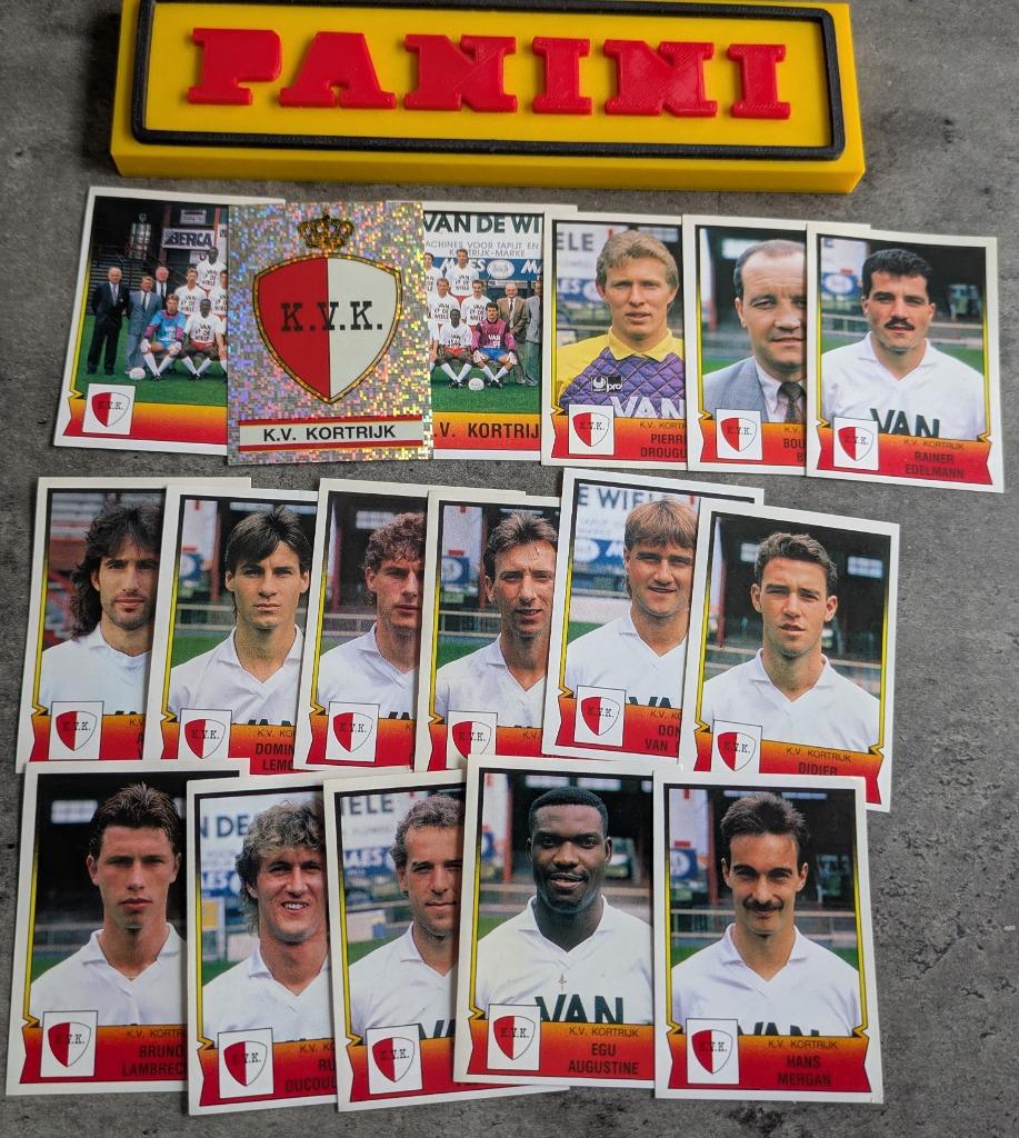 AUTOCOLLANTS PANINI FOOTBALL 92 17 1992 : KVK COURTRAI, Envoi, Neuf