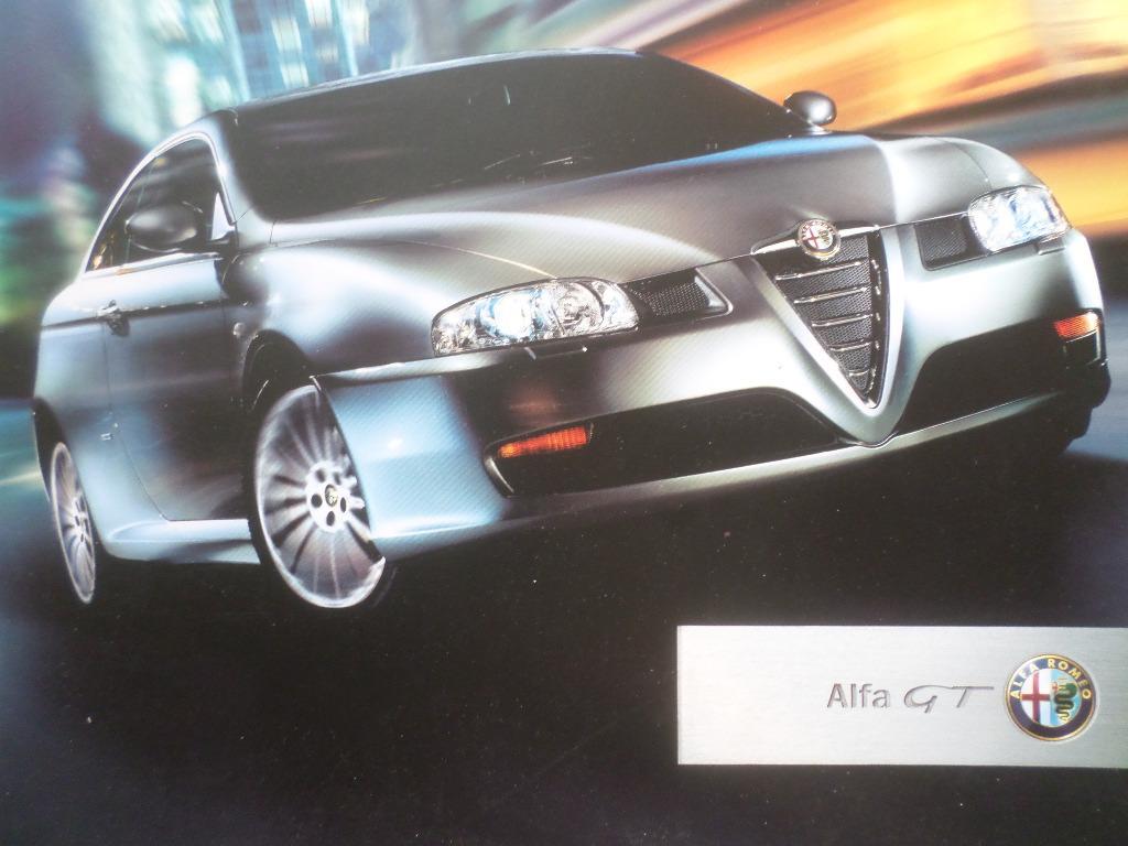 Brochure de l'Alfa Romeo GT, Livres, Enlèvement ou Envoi, Alfa Romeo