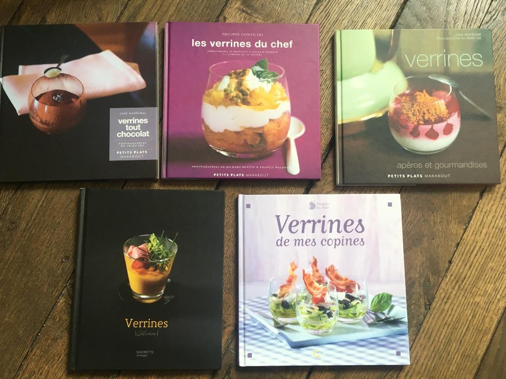 Livres de recettes - Verrines, Livres, Livres de cuisine, Utilisé, Entrées et Soupes, Tapas, Snacks et Dim Sum, Gâteau, Tarte, Pâtisserie et Desserts