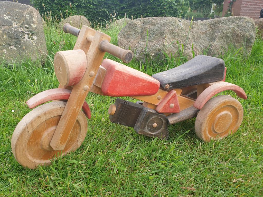 Déambulateur à moteur en bois véritable et robuste !, Enfants & Bébés, Jouets | Jouets en bois, Enlèvement ou Envoi, Utilisé, Jouet à Rouler ou à Bascule