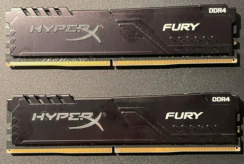 HyperX Fury DDR4 RAM 16GB (2x8GB) 2666MHz, DDR4, Comme neuf, Enlèvement, Desktop