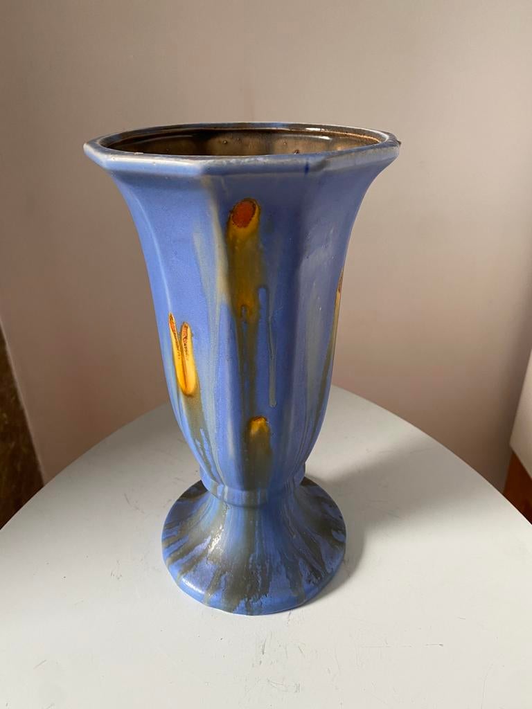 Vase vintage art déco Thulin, Enlèvement ou Envoi