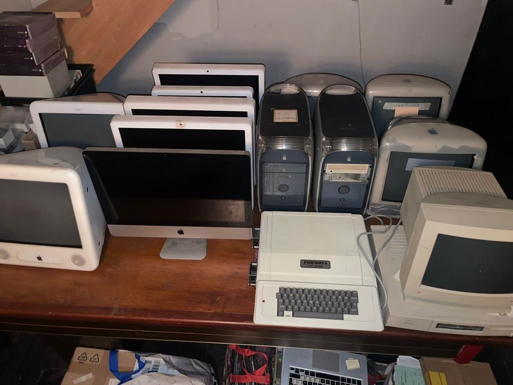 Groot lot vintage Apple computers, Ophalen, Apple