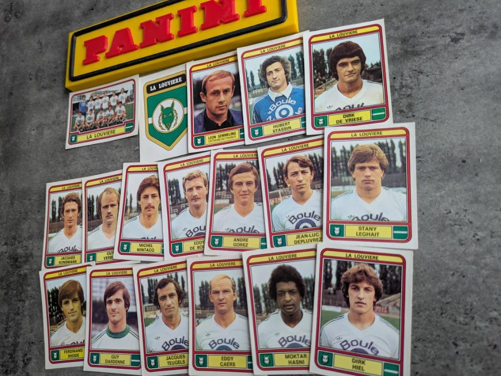 PANINI FOOTBALL 79 LA LOUVIÈRE 18X AUTOCOLLANTS 1979, Envoi
